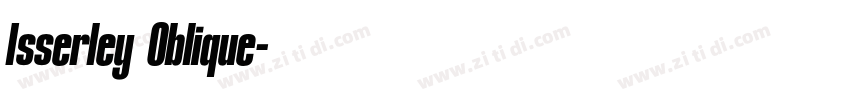 Isserley Oblique字体转换 Isserley Oblique字体转换